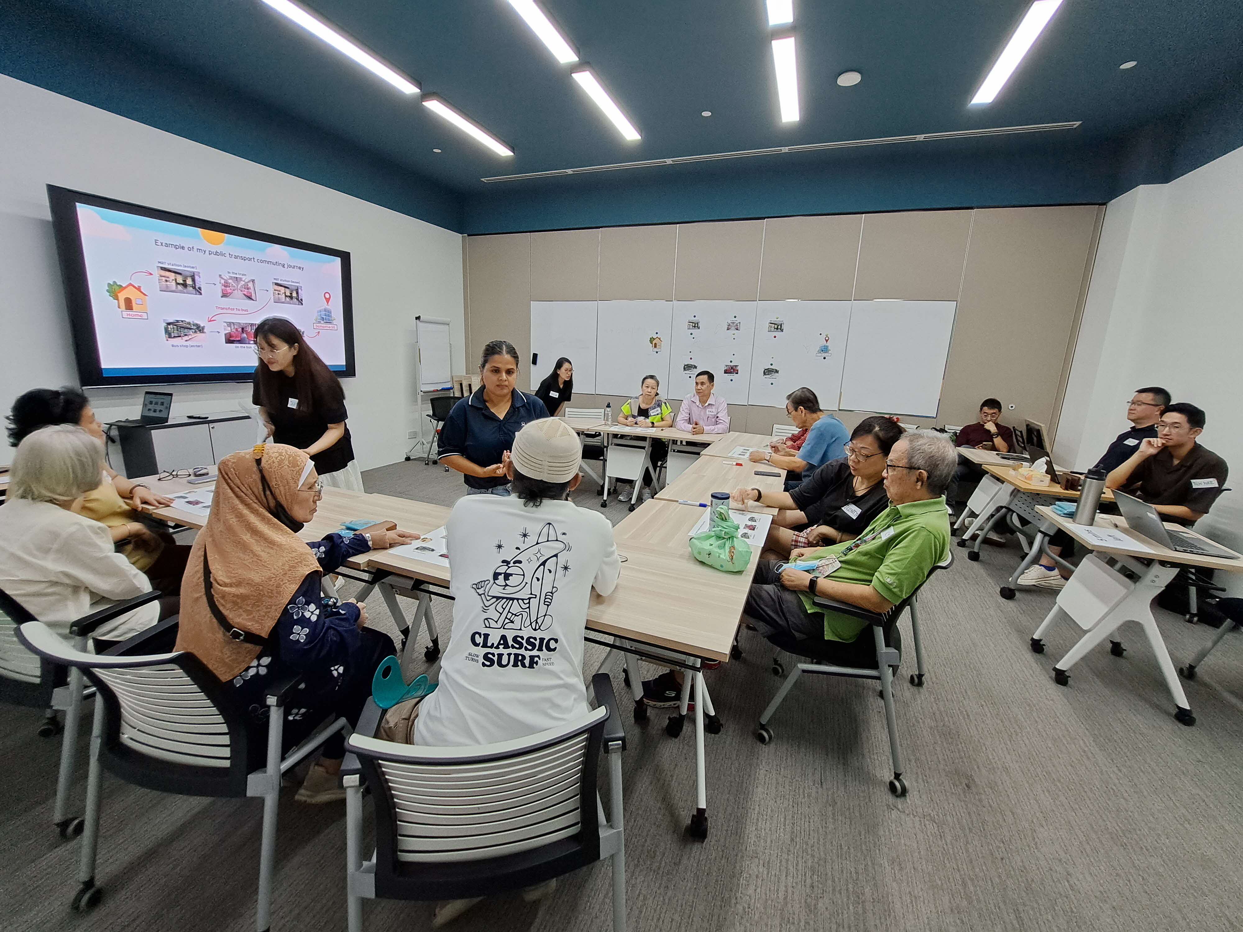 Image of focus group discussion with seniors as participants